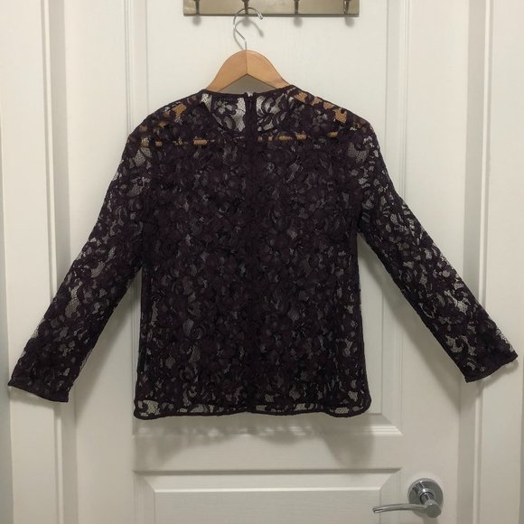 *NWOT* Aritzia Babaton Floral Lace Ian Blouse - Size XS - Picture 2 of 9